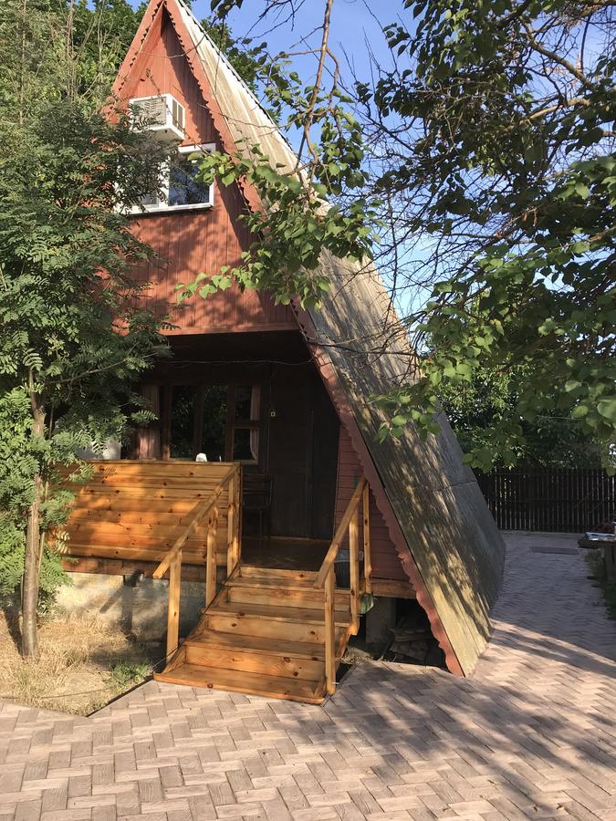 Номера В Деревянных Домиках Hotell Fontanka Exteriör bild