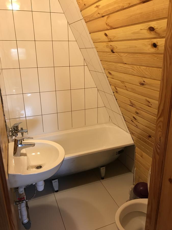 Номера В Деревянных Домиках Hotell Fontanka Exteriör bild